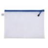 PAKIET Torebka DONAU Zipper Bag, A4, 343x246 mm, EVA, z suwakiem, niebieska