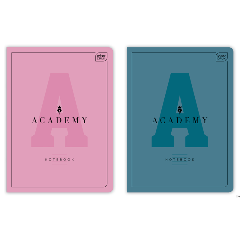 Zeszyt A4, 60 kartek, linia, Academy Hybrid, Interdruk