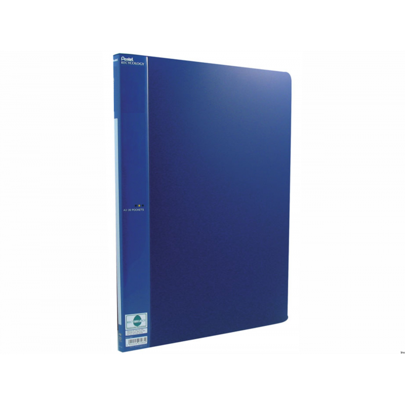 Album ofertowy Pentel SIDE, 40 kieszeni, format A4, niebieski, do prezentacji dokumentów