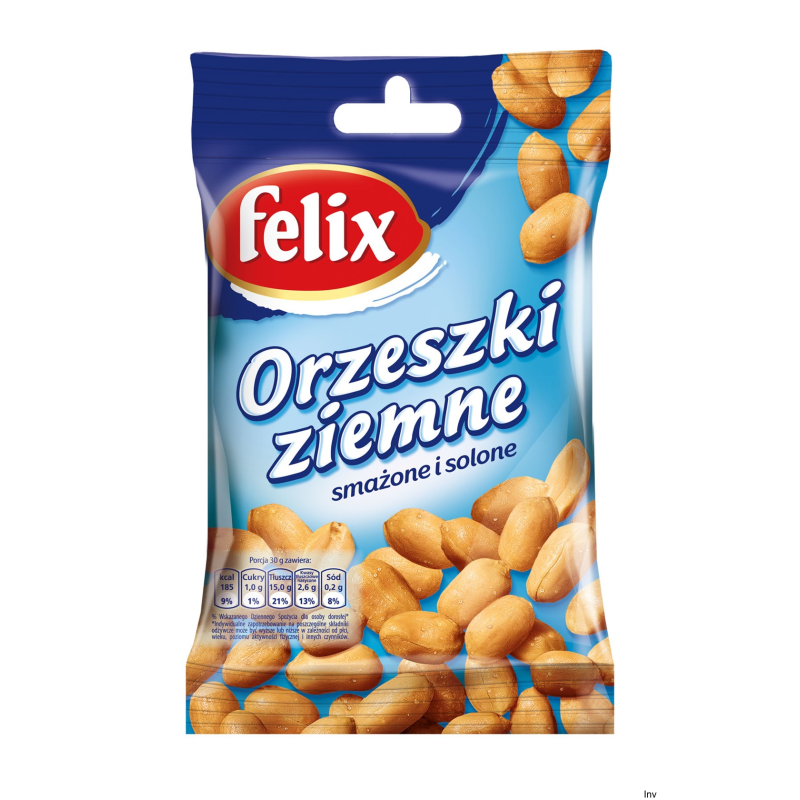 Orzeszki ziemne smażone i solone FELIX 70g