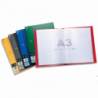Album ofertowy Pentel SIDE, czarny, 40 kieszeni, do dokumentów A4 i A3, z etykietą na grzbiecie