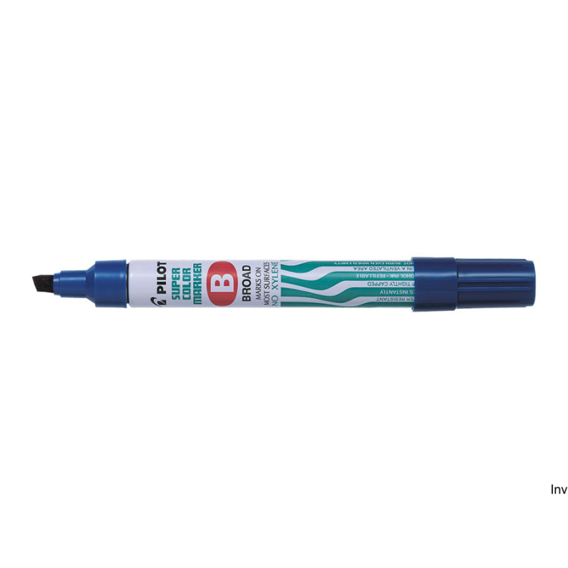 Marker permanentny niebieski Pilot SCA-B, 2-4,5 mm, aluminiowa obudowa, wodoodporny, 200 m długości linii pisania