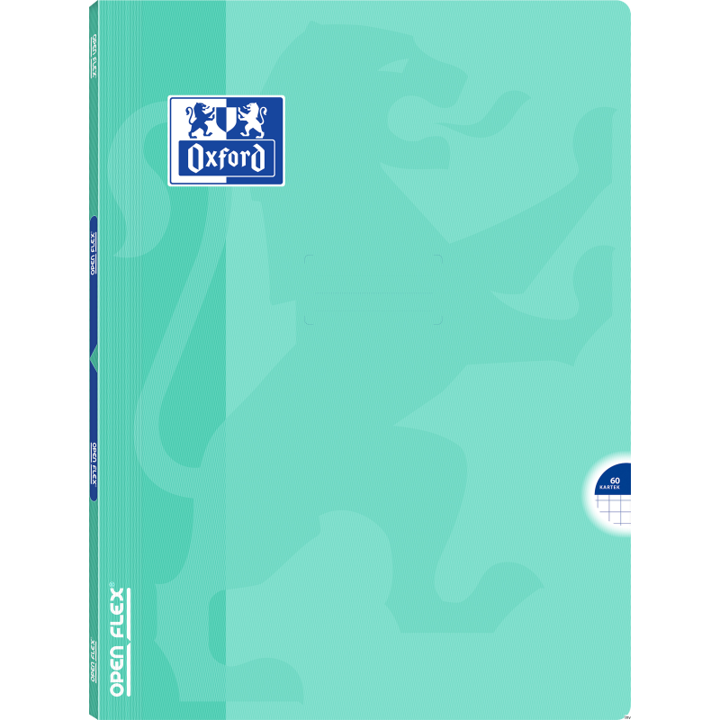 Zeszyt Oxford Open Flex A4, 60k, kratka z marginesem, 400210213
