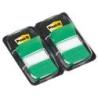 Zakładki indeksujące POST-IT (680-G2EU), PP, 25,4x43,2mm, 2x50 kart., zielone