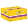 Karteczki samoprzylepne POST-IT Super Sticky (622-P24SSCOL), 47,6x47,6mm, 90 kart./bloczek, 18 + 6 bloczków GRATIS, mix kolorów