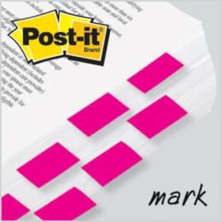 Zakładki indeksujące POST-IT (680-BP2EU), PP, 25,4x43,2mm, 2x50 kart., jaskraworóżowe