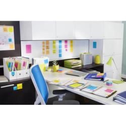Zakładki indeksujące POST-IT (680-BP2EU), PP, 25,4x43,2mm, 2x50 kart., jaskraworóżowe