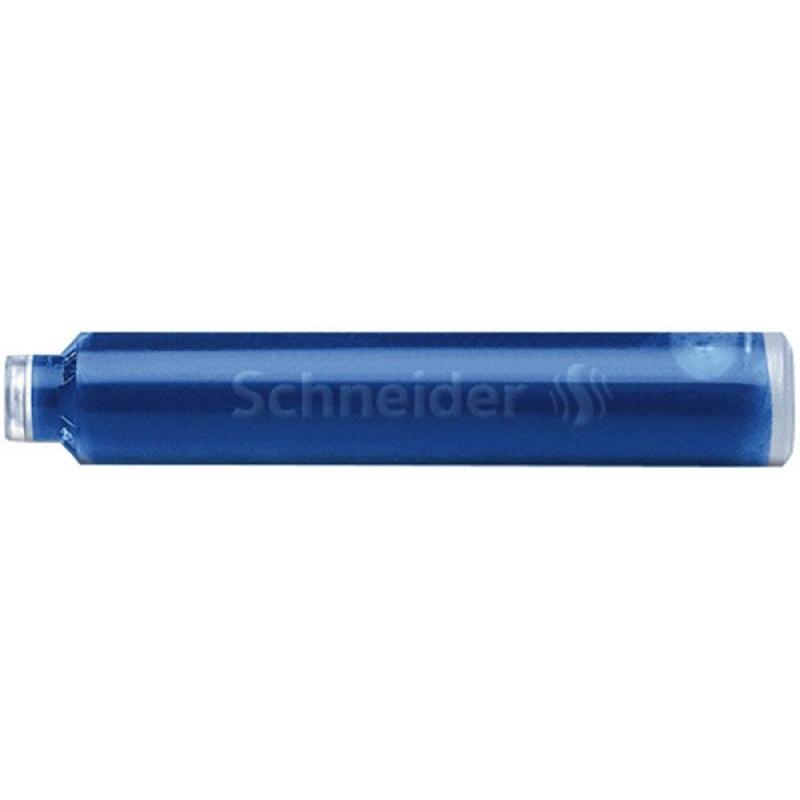 Naboje do piór SCHNEIDER, 6 szt., niebieski