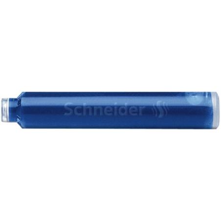 Naboje do piór SCHNEIDER, 6 szt., niebieski