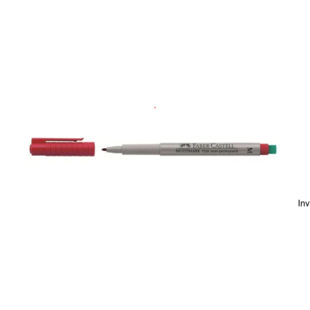 Faber-Castell Foli.ście.M 1.0 czerwień 152621 - foliopis do pisania, 10 sztuk