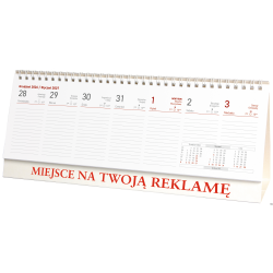 Terminarz stojący Wokół Nas 2023, tygodniowy, 60 stron, format 296 x 120 mm, papier biały 70 g/m2