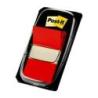 Zakładki indeksujące POST-IT (680-1), PP, 25,4x43,2mm, 50 kart., czerwone