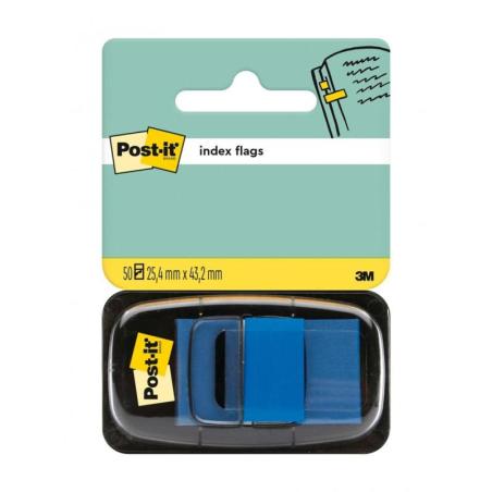 Zakładki indeksujące POST-IT (680-2), PP, 25,4x43,2mm, 50 kart., niebieskie