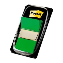 Zakładki indeksujące POST-IT (680-3), PP, 25,4x43,2mm, 50 kart., zielone