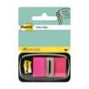 Zakładki indeksujące POST-IT (680-21), PP, 25,4x43,2mm, 50 kart., jaskraworóżowe