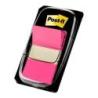 Zakładki indeksujące POST-IT (680-21), PP, 25,4x43,2mm, 50 kart., jaskraworóżowe