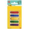 Zakładki indeksujące POST-IT (684-ARR1), PP, 11,9x43,2mm, strzałka, 5x20 kart., mix kolorów