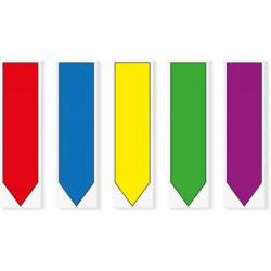 Zakładki indeksujące POST-IT (684-ARR1), PP, 11,9x43,2mm, strzałka, 5x20 kart., mix kolorów