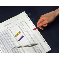 Zakładki indeksujące POST-IT (684-ARR1), PP, 11,9x43,2mm, strzałka, 5x20 kart., mix kolorów