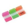 Zakładki indeksujące POST-IT do archiwizacji (686-PGOEU), PP, silne, 25,4x38,1mm, 3x22 kart., mix kolorów