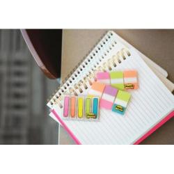 Zakładki indeksujące POST-IT do archiwizacji (686-PGOEU), PP, silne, 25,4x38,1mm, 3x22 kart., mix kolorów