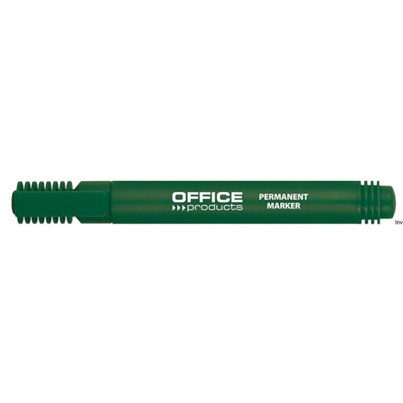 Marker permanentny , okrągły, 1-3mm (linia), zielony, typu OFFICE PRODUCTS 17071211-02