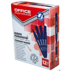 Marker permanentny niebieski 1-3mm Office Products