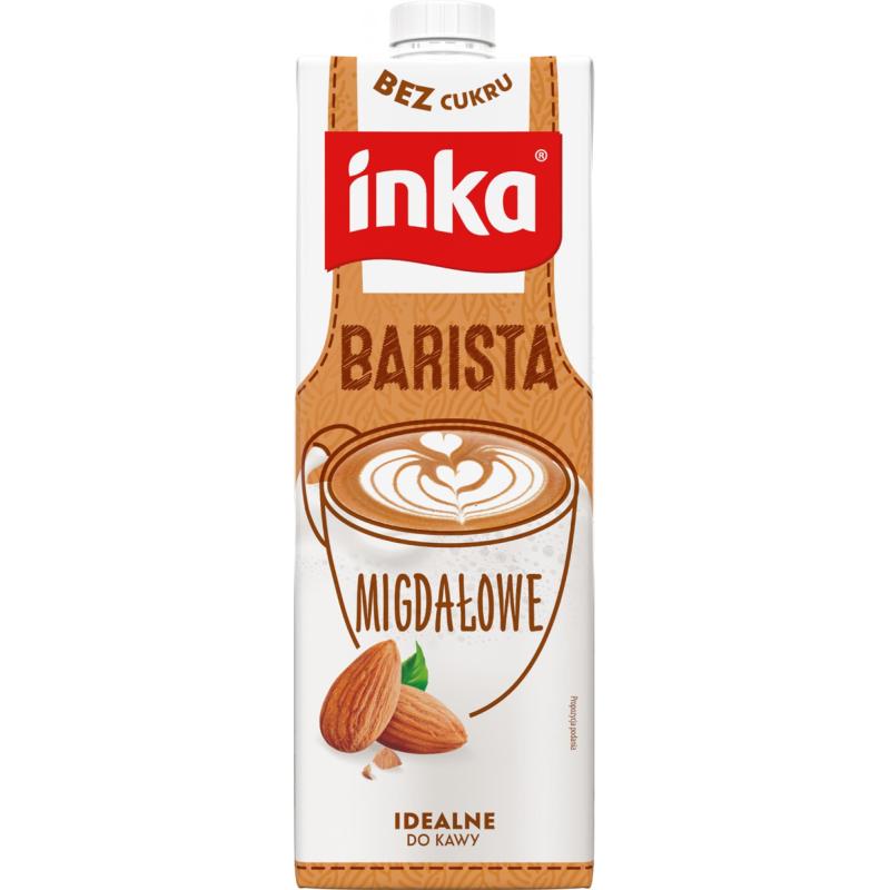 PAKIET Napój roślinny INKA, Barista, migdałowy, 1l