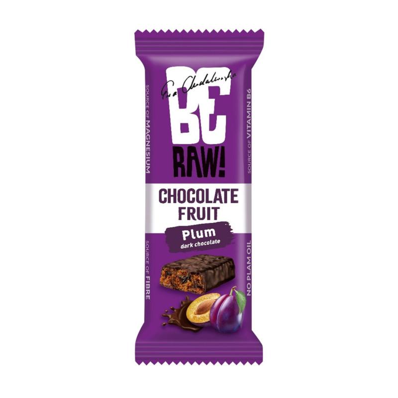 PAKIET Baton BeRAW, śliwkowy, 40g