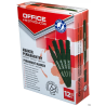 Marker permanentny Office Products, okrągły 1-3 mm, zielony, 3 g