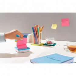 Post-It 3M Bloczek samoprzylepny Z-Notes 76x76mm, 16 sztuk w mix kolorów, 2 bloczki gratis