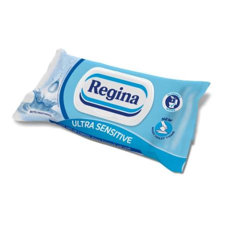 Nawilżany papier toaletowy REGINA Ultra Sensitive, 42 szt.