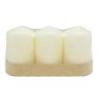 Świeca słupek DONAU HOME Standard, 58x100mm, 3 szt., kremowa