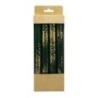 Świeca stołowa DONAU HOME Aura, 22x240mm, 4 szt., zielona