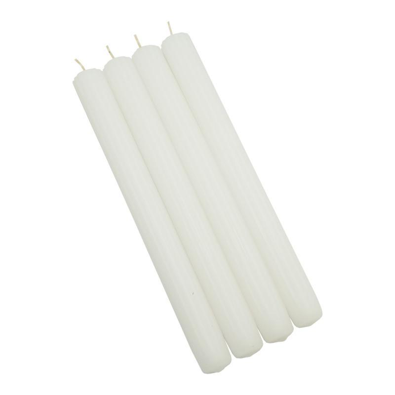 Świeca stołowa DONAU HOME, 22x240mm, 4 szt., biała