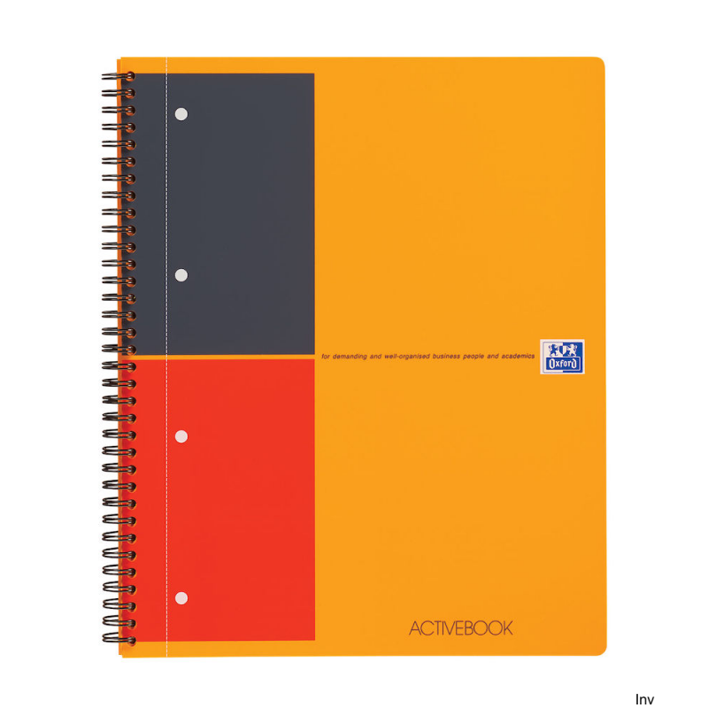 Kołonotatnik A4 80 kartek z kieszenią i przekładką Oxford INTERNATIONAL ACTIVEBOOK