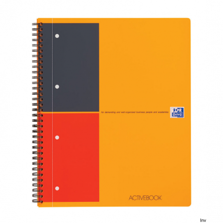 Kołonotatnik A4 80 kartek z kieszenią i przekładką Oxford INTERNATIONAL ACTIVEBOOK