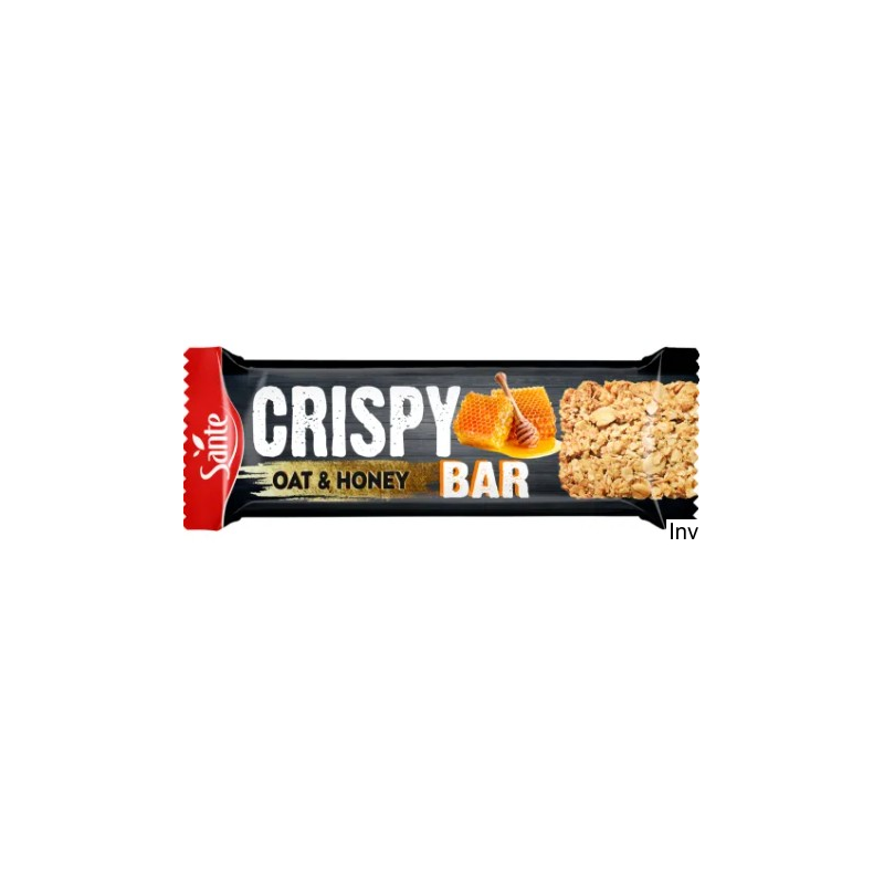 Crispy Bar Baton Owsiany z Miodem 40g SANTE