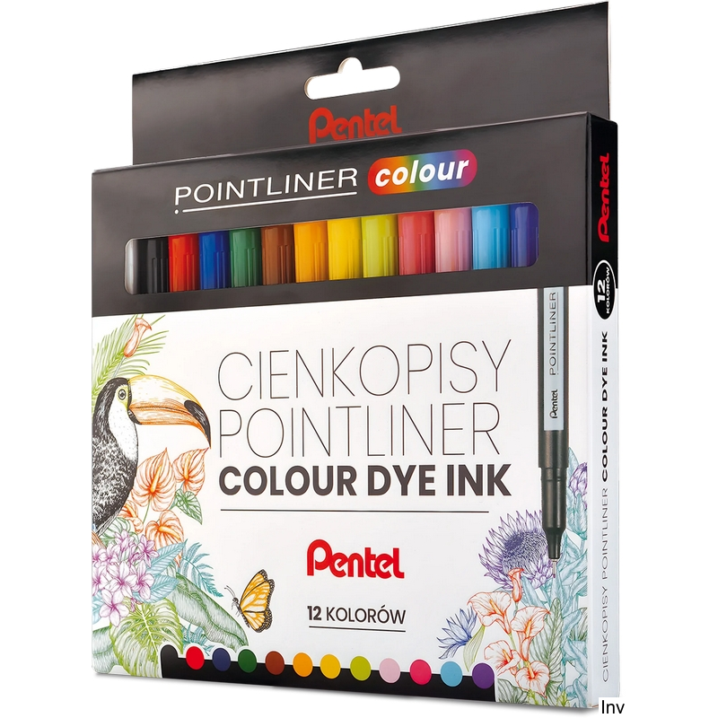 Zestawy POINTLINER colour 12 szt. S40-ST12PL Pentel
