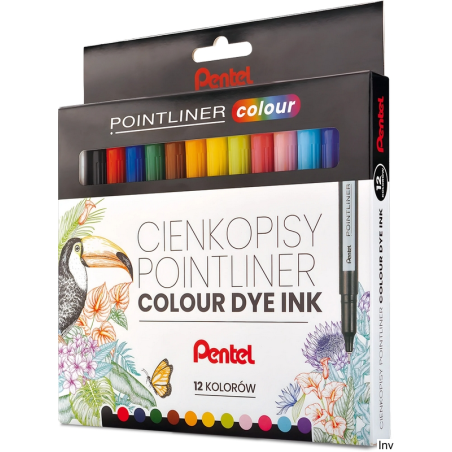 Zestawy POINTLINER colour 12 szt. S40-ST12PL Pentel