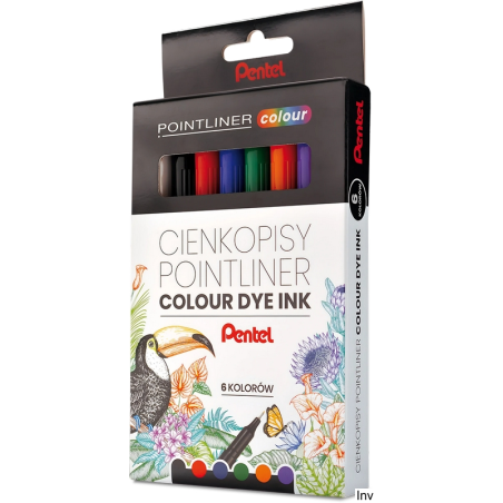 Zestawy POINTLINER colour 6 szt. S40-ST6PL Pentel