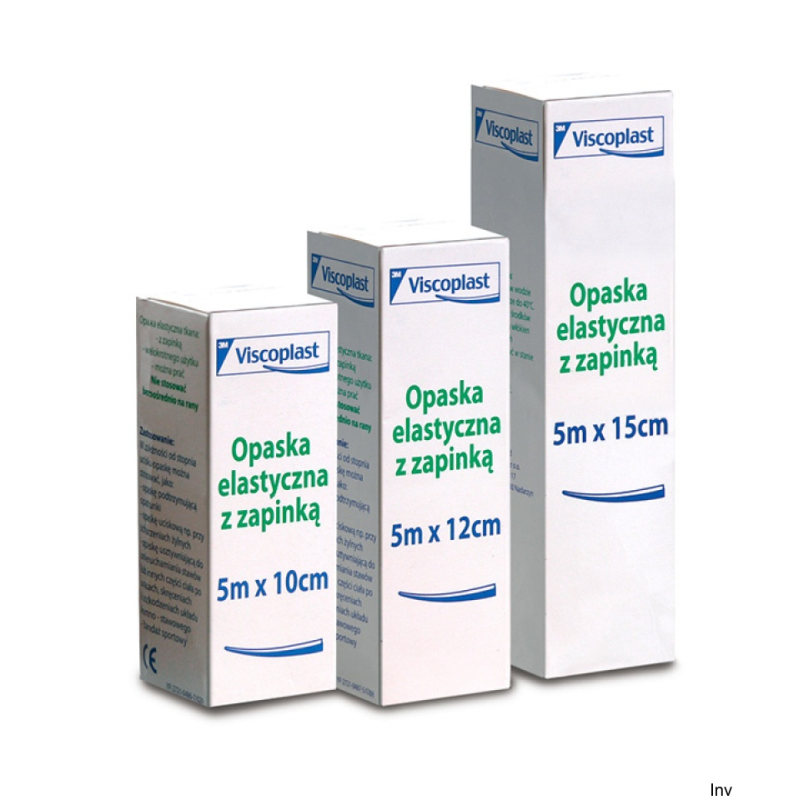 Opaska elastyczna z zapinką VISCOPLAST 10cm x 5m, wielokrotnego użytku, do prania