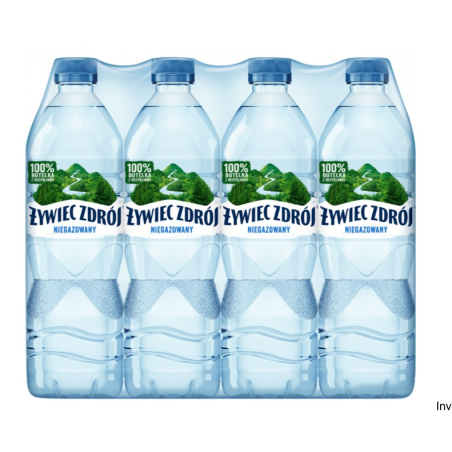 Woda ŻYWIEC ZDRÓJ 0.5l niegazowana zgrzewka 12 szt. KAUCJA