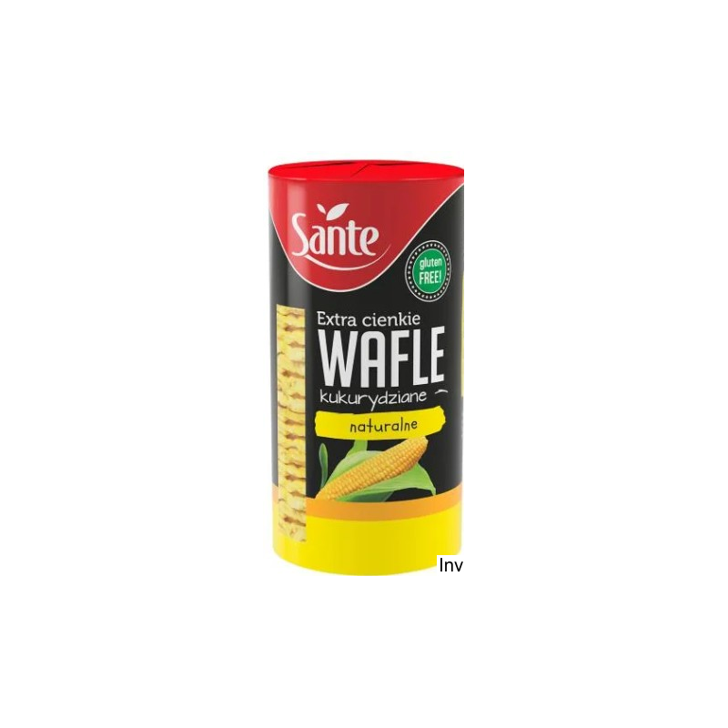 Extra Cienkie Wafle Kukurydziane 120g SANTE
