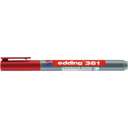 Edding Marker 1mm Czerwony 361/002/CZ do tablic okrągła końcówka
