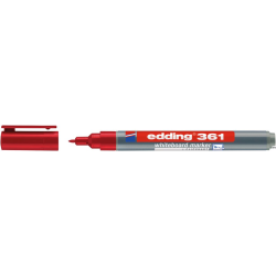 Edding Marker 1mm Czerwony 361/002/CZ do tablic okrągła końcówka