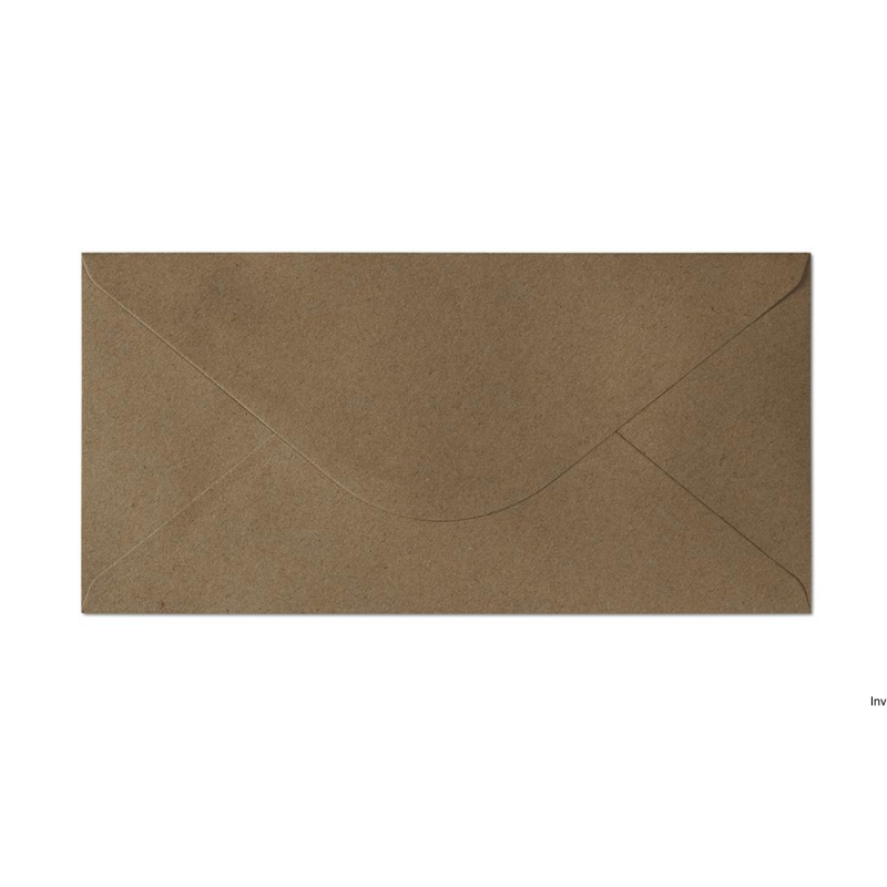 Koperta DL KRAFT ciemnobeżowy K 120g (10) 280122 GALERIA PAPIERU