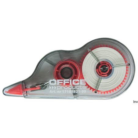 Korektor w taśmie Office Products 5mm x 8m, transparentny, do biura i szkoły