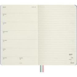 Kalendarz tygodniowy Moleskine Alice 2026–2027, 18 miesięcy, duży L, 13 × 21 cm, twarda okładka, Szalony Kapelusznik