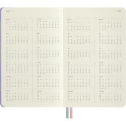Kalendarz tygodniowy Moleskine Alice 2026–2027, 18 miesięcy, duży L, 13 × 21 cm, twarda okładka, Szalony Kapelusznik